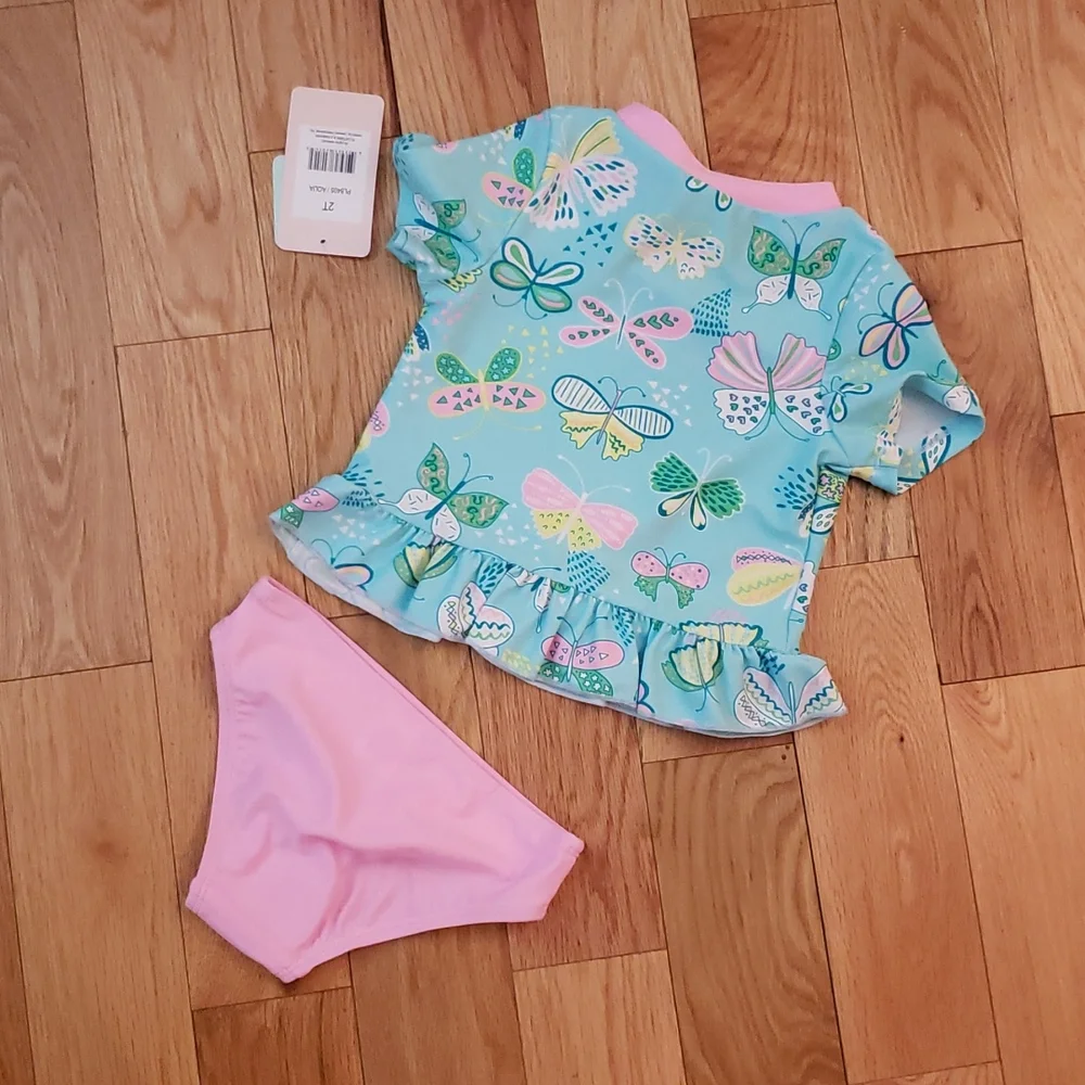 Floatimini Rashguards Swinsuit 2T - Picture 2 of 4